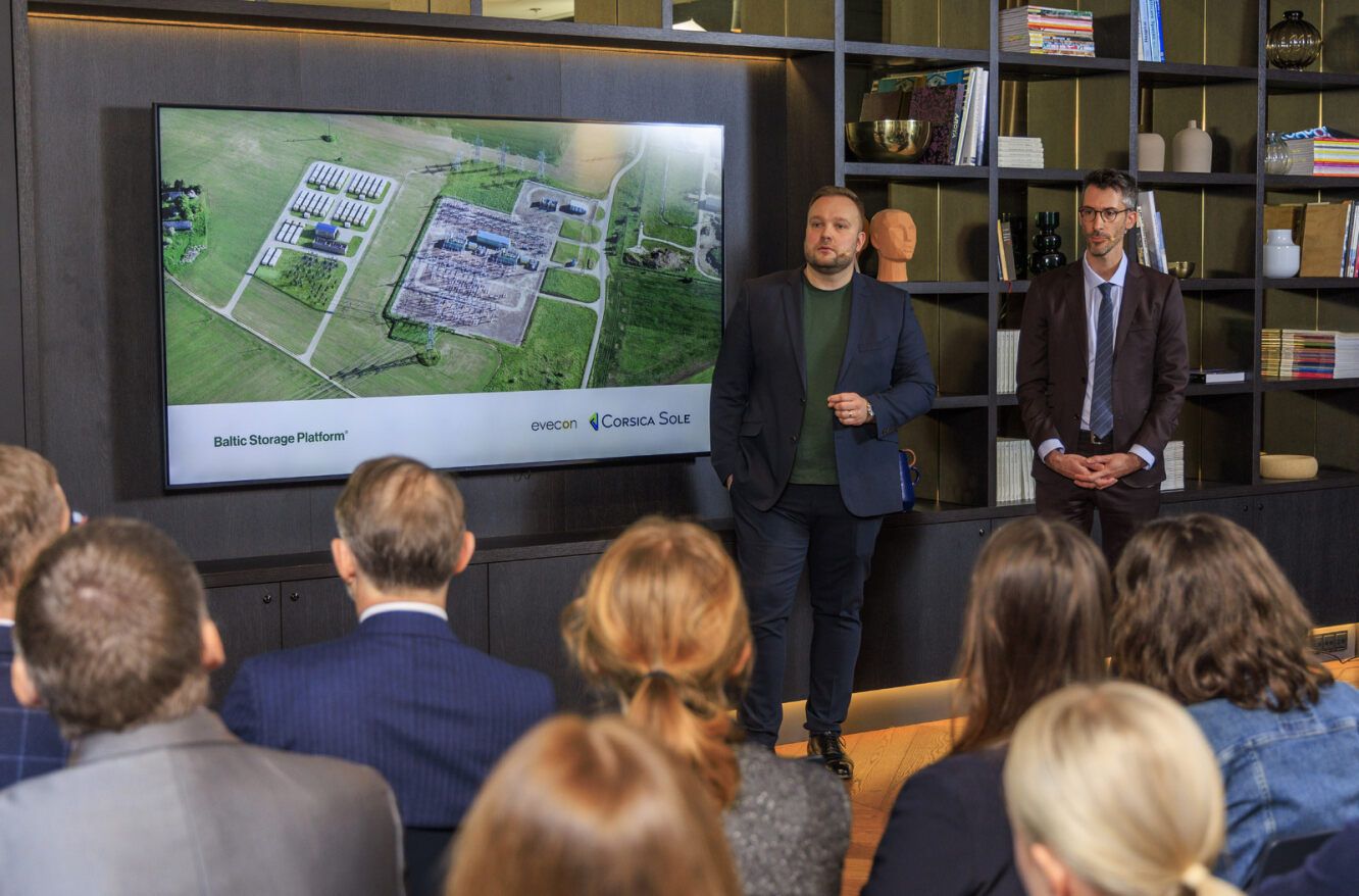 „Mirova“ investuoja į „Corsica Sole“ ir kuria bendrą „Baltic Storage Platform“ įmonę su „Evecon“