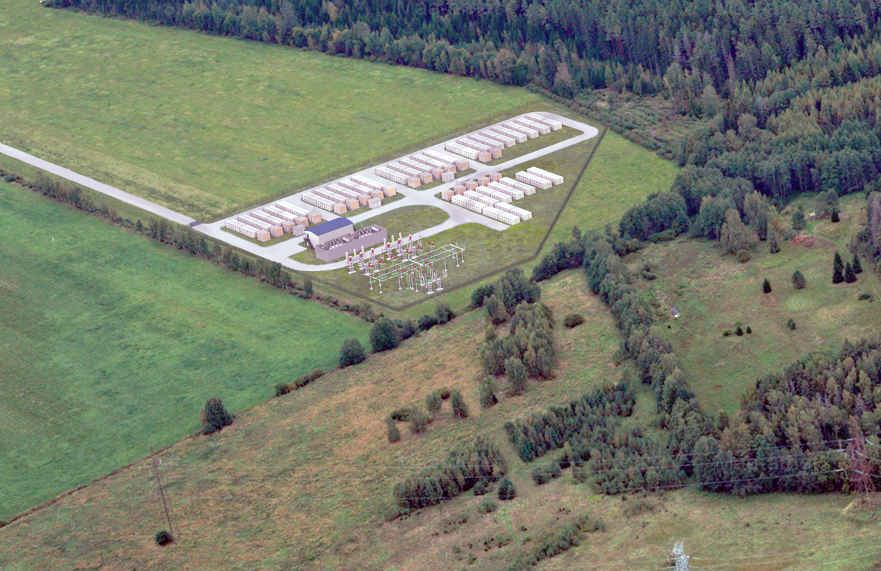 Baltijos regione pradėtos didžiausio žemyninėje Europoje baterijų parko statybos